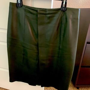Leather skirt